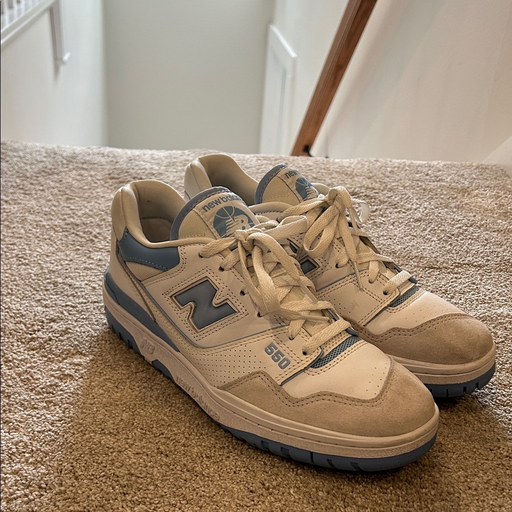 New Balance Men's Sneakers - “White Blue Haze” - Picture 5 of 6